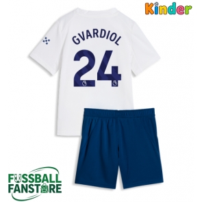 Manchester City Josko Gvardiol #24 Replik 3rd trikot Kinder 2026-27 Kurzarm (+ Kurze Hosen)